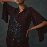 Flauxpetal Leaf Co-ord Set Namrata Joshipura Online