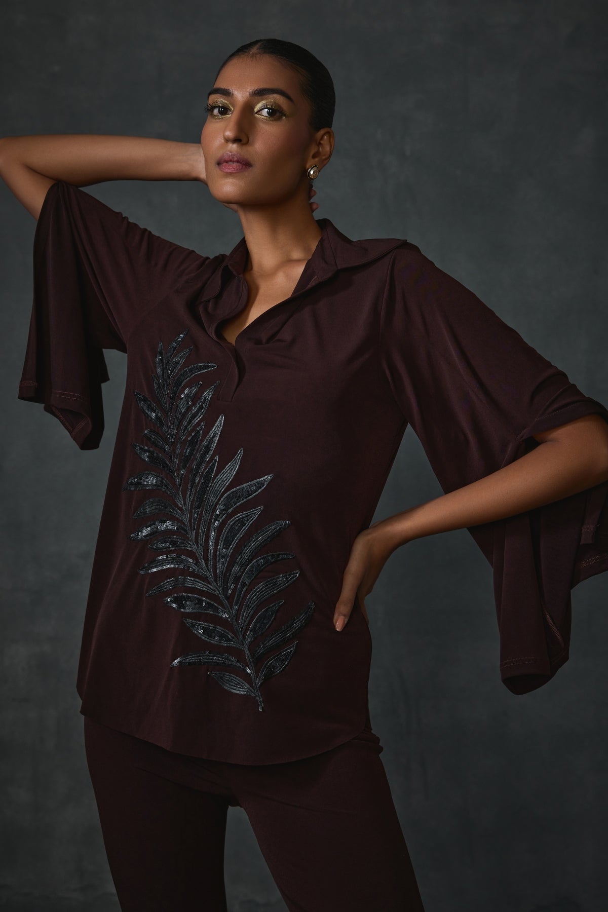 Flauxpetal Leaf Co-ord Set Namrata Joshipura Online