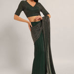 TRACKLINE DRAPED SAREE WITH BLOUSE Namrata Joshipura Online
