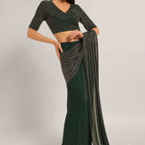 TRACKLINE DRAPED SAREE WITH BLOUSE Namrata Joshipura Online