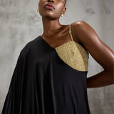 Gleam Sultry Asymetric Drape Dress Namrata Joshipura