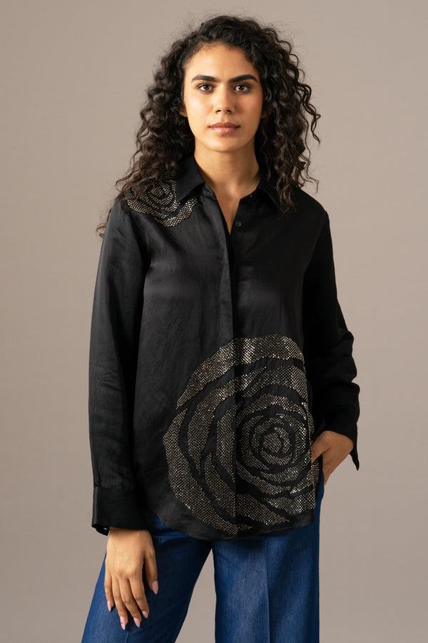 Rosette Full Sleeve Shirt