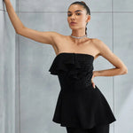 Metallic Hexa Peplum Set Namrata Joshipura