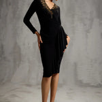 Rosettes Drape Dress Namrata Joshipura