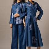 Poppy Flower Emb Shirt Namrata Joshipura Online