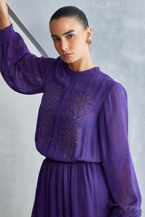 Luna Gathered Waist Dress Namrata Joshipura