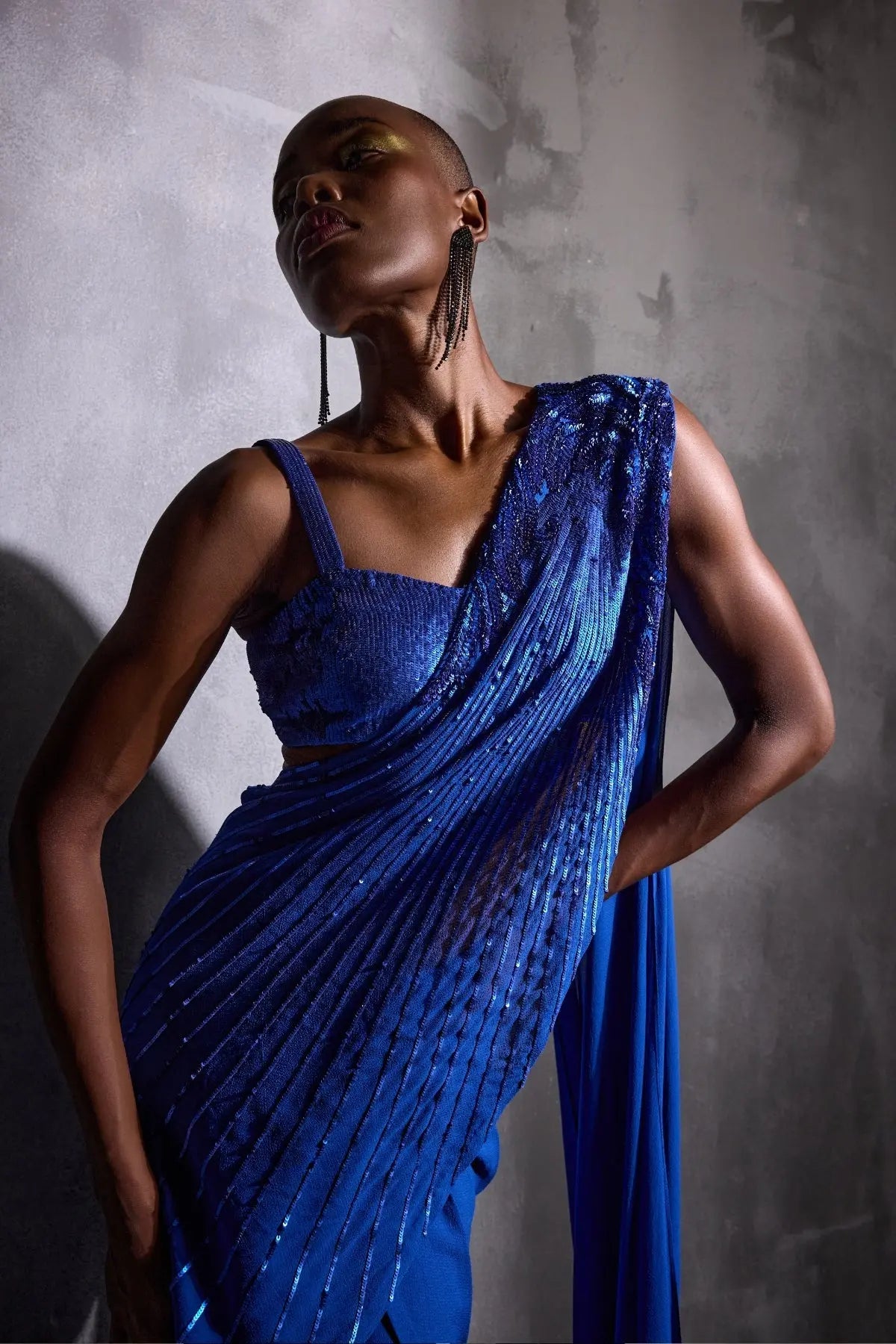 Stellar Flora Draped Saree Namrata Joshipura