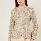 Amara Intricate Jacket With Drape Skirt Namrata Joshipura Online