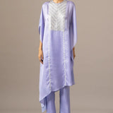 Matrix Yoke Embroidered Kaftan Set Namrata Joshipura Online