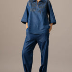 Grace Zipper Top With Pants Namrata Joshipura Online