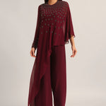 SILVER DUST FRONT FLAP JUMPSUIT Namrata Joshipura Online