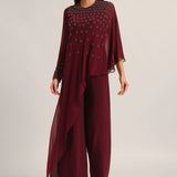 SILVER DUST FRONT FLAP JUMPSUIT Namrata Joshipura Online