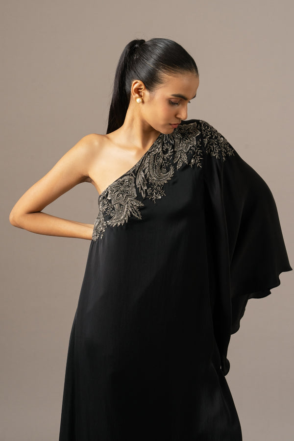 Paisley One Shoulder Dress