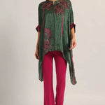 PAISELY CRINKLE HANDKERCHIEF TUNIC Namrata Joshipura Online