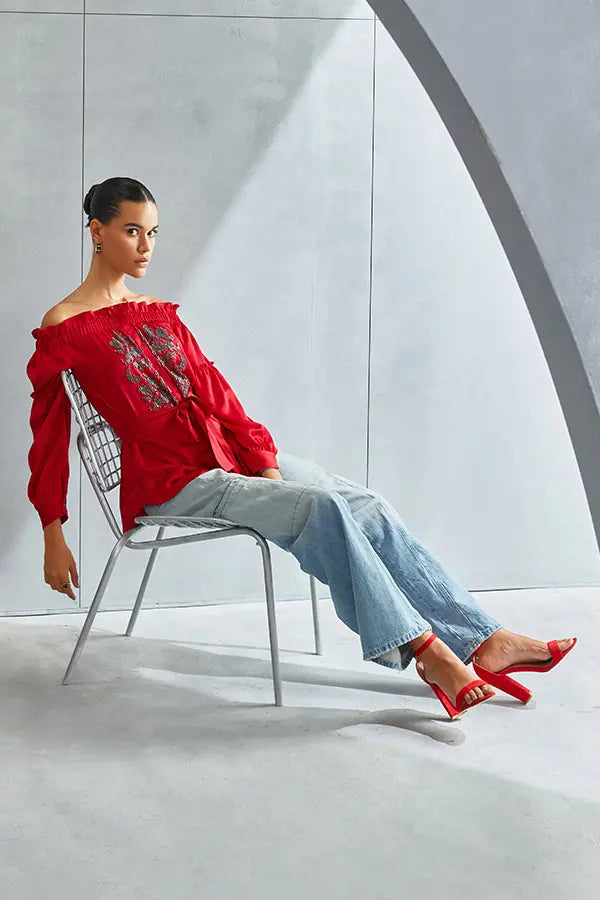 Riverleaf Off Shoulder Top Namrata Joshipura