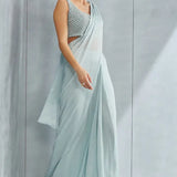Pearl Drop Shimmer Saree Namrata Joshipura