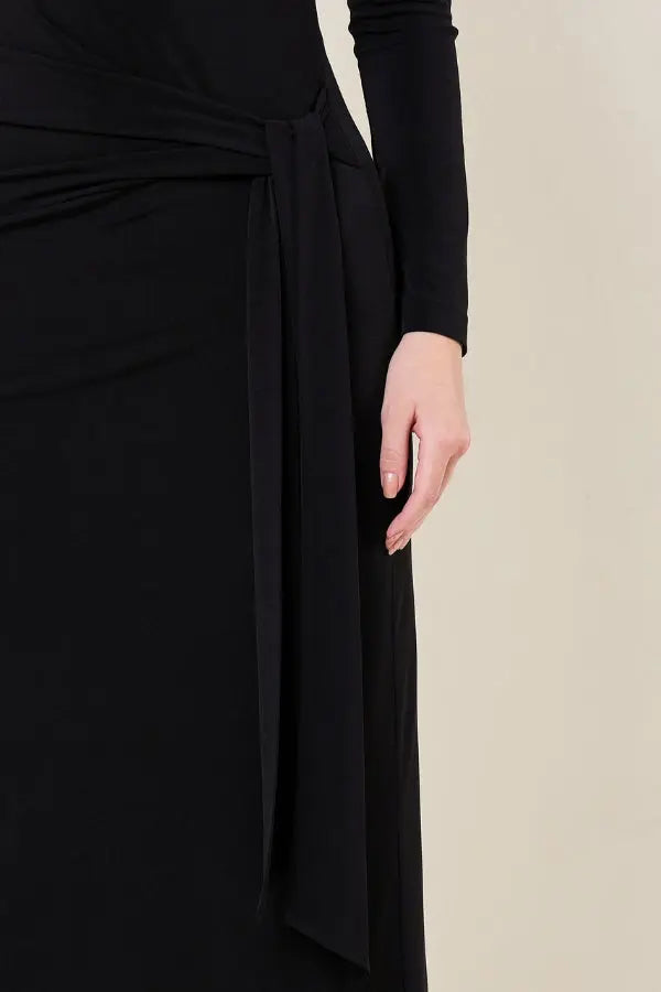 MARIELLE WAIST TIE DRAPED DRESS Namrata Joshipura Online