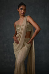 Glissara Godet Draped Saree