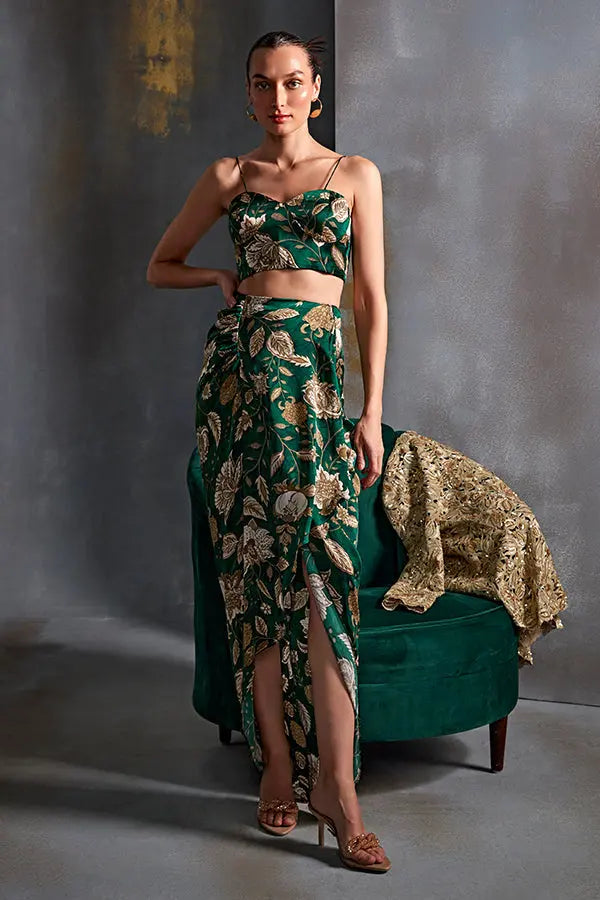 Bell Flower Jacket Set Namrata Joshipura