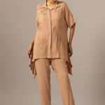 Palm Leaf Front Open Handkerchief Tunic Namrata Joshipura Online