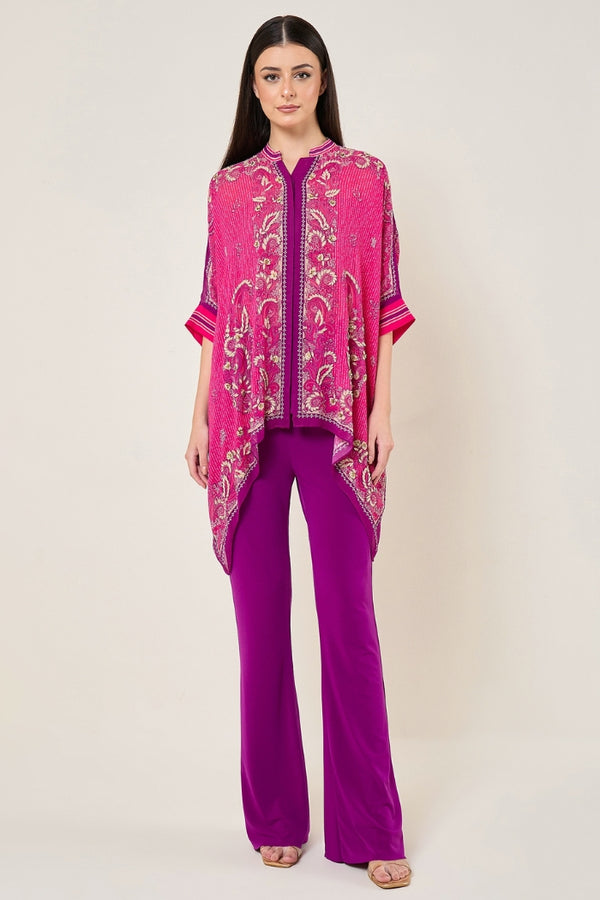 Paisley Printed Asymetrric Tunic