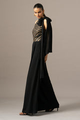Matrix Box Pleat Jumpsuit