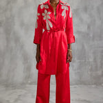 Moonflower Minimalist Tunic with Belt Namrata Joshipura