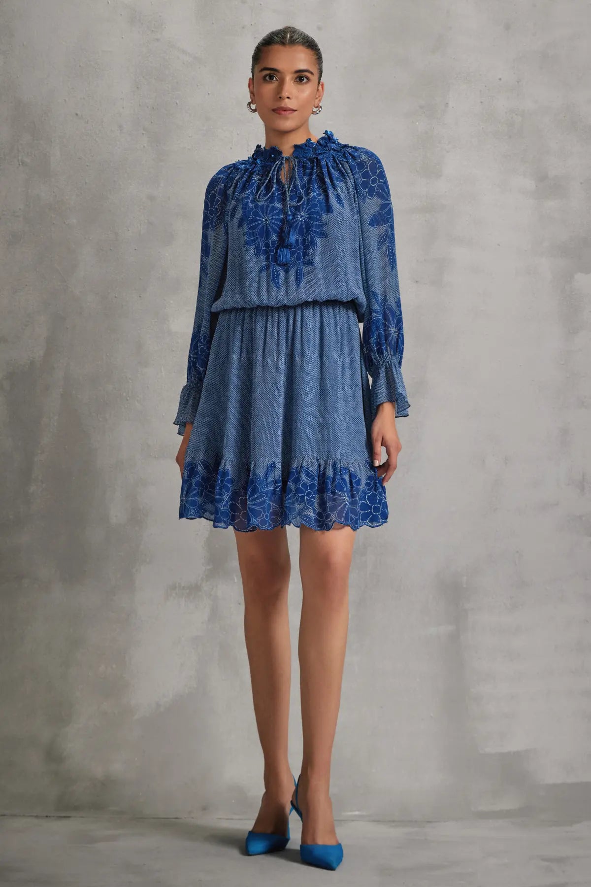 Hitachi Ruffled Tunic Namrata Joshipura