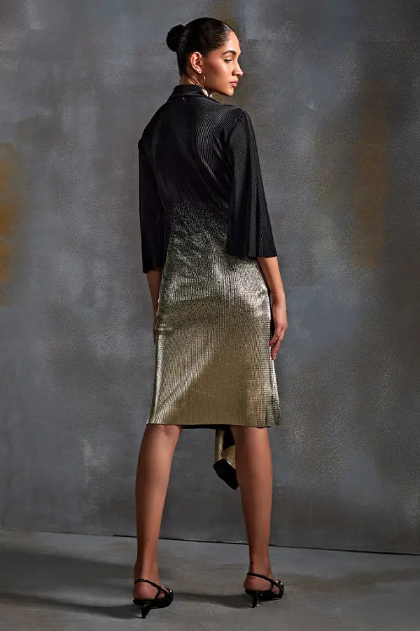Sunset Fade Pleated Dress Namrata Joshipura
