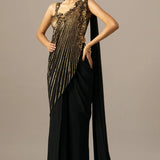 Baroque Saree With Embroidered Blouse Namrata Joshipura Online