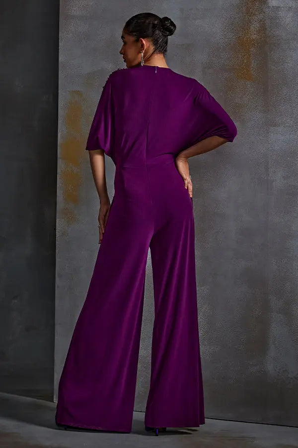 Trinket Overlap Jumpsuit Namrata Joshipura