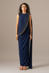 Star Draped Gown