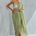 Fox Tail Drape Saree Namrata Joshipura