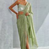 Fox Tail Drape Saree Namrata Joshipura