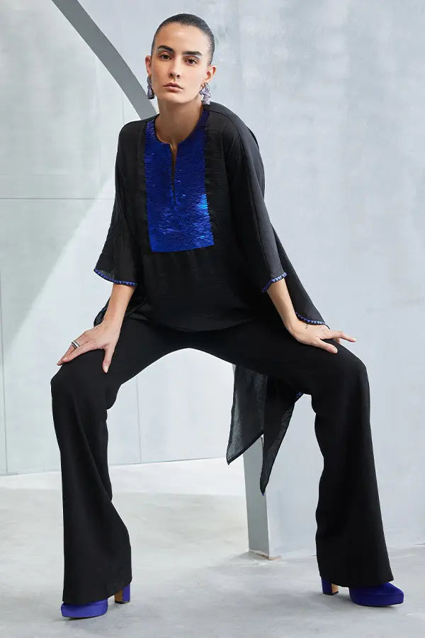 Fox Tail Asymmetric Tunic Namrata Joshipura