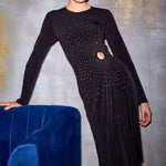 Crystal Square Cut Out Gown Namrata Joshipura