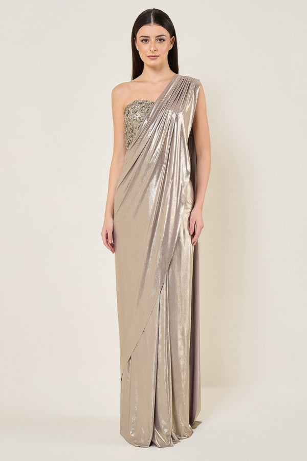 Amara Corset Blouse With Drape Saree