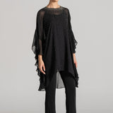 PEARL SHOWER FRILL TUNIC