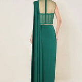 Juliette Corset Blouse With Drape Saree Namrata Joshipura Online