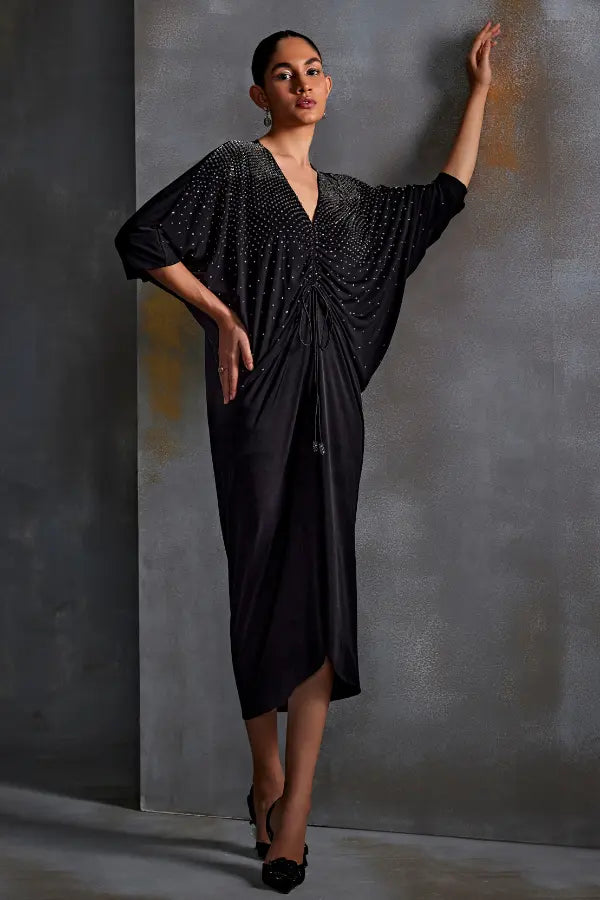 Crystal Square Drape Dress Namrata Joshipura
