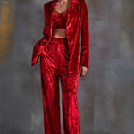 Cordelia Velvet Pant Set Namrata Joshipura