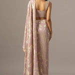 Diamond Dust Blouse With Draped Saree Namrata Joshipura Online