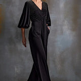 Crystal Square Tie Up Jumpsuit Namrata Joshipura