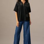 Grace Backtie Zipper Top Namrata Joshipura Online