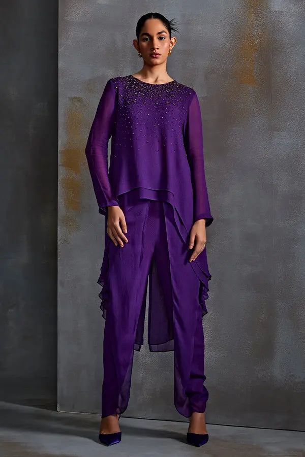 Trinket Petal Pant Set Namrata Joshipura