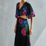 Zinnia Waist Cut Out Dress Namrata Joshipura