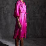 Moonflower shift dress with belt Namrata Joshipura