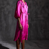 Moonflower shift dress with belt Namrata Joshipura