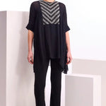 Metallic Pearl Gathered Top Namrata Joshipura