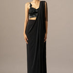 Dazzle Fringes Saree With Embroidered Blouse Namrata Joshipura Online